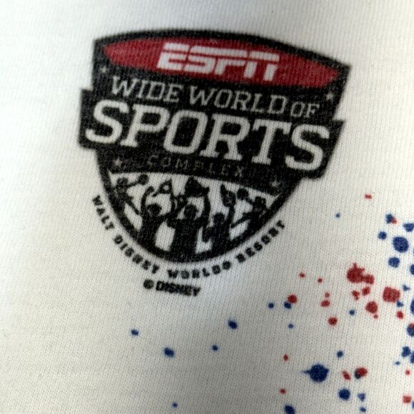 Atlanta Braves Shirt Mens Extra Large White Spring Training Disney ESPN Baseball - Picture 6 of 12